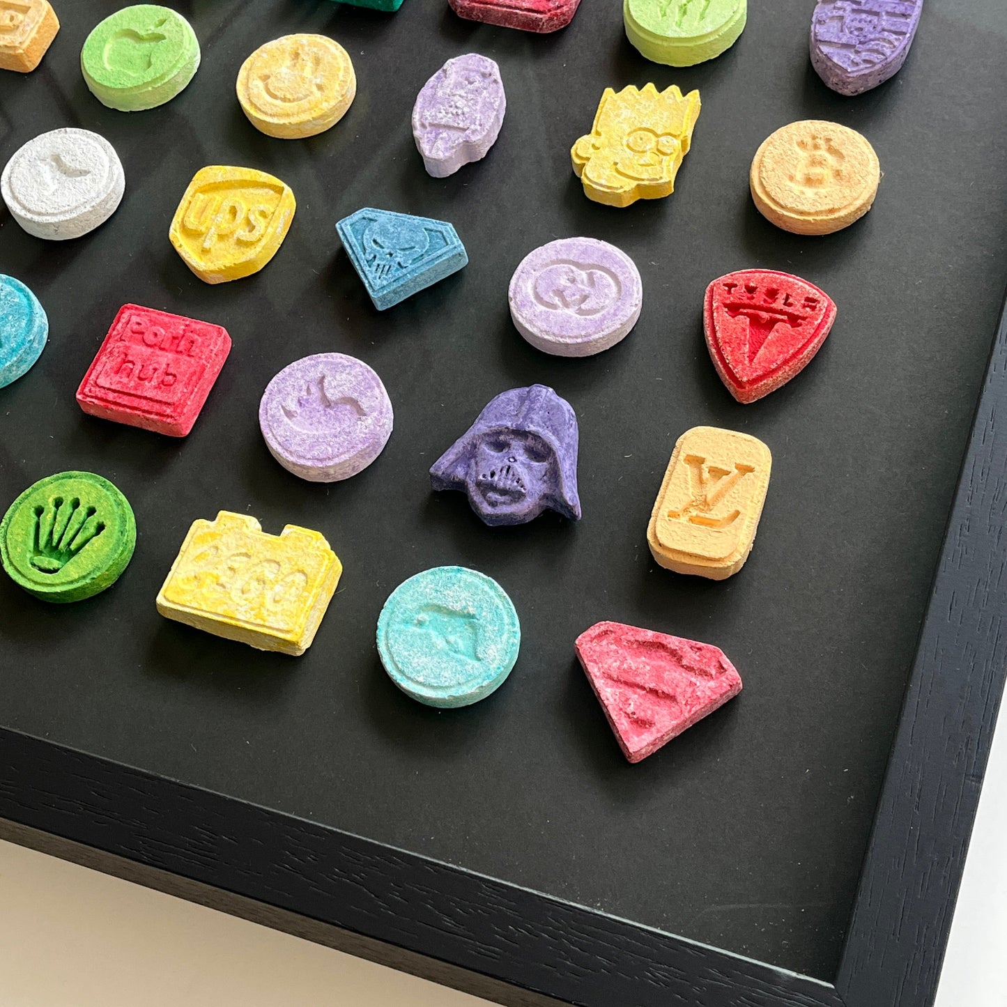 Dean Zeus Colman - Love Is A Drug (49 Pills) (Framed)