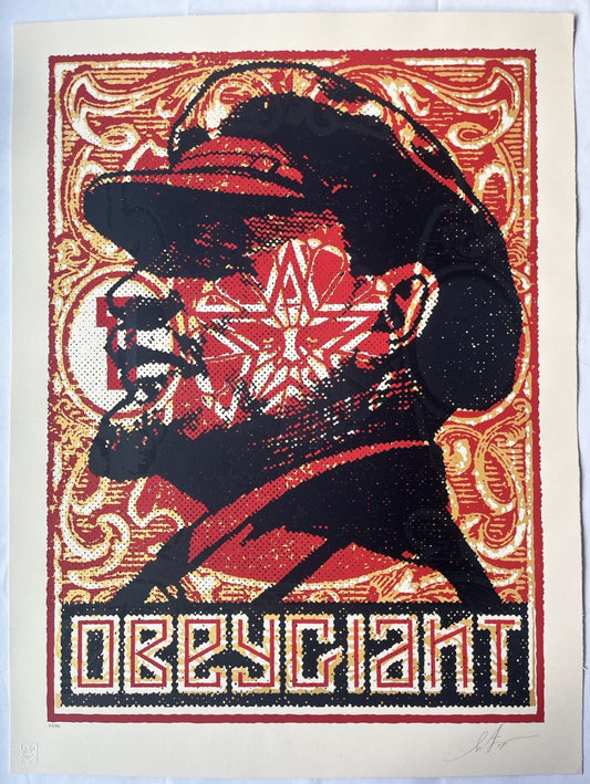 Shepard Fairey - Lenin Stamp (Large Format)