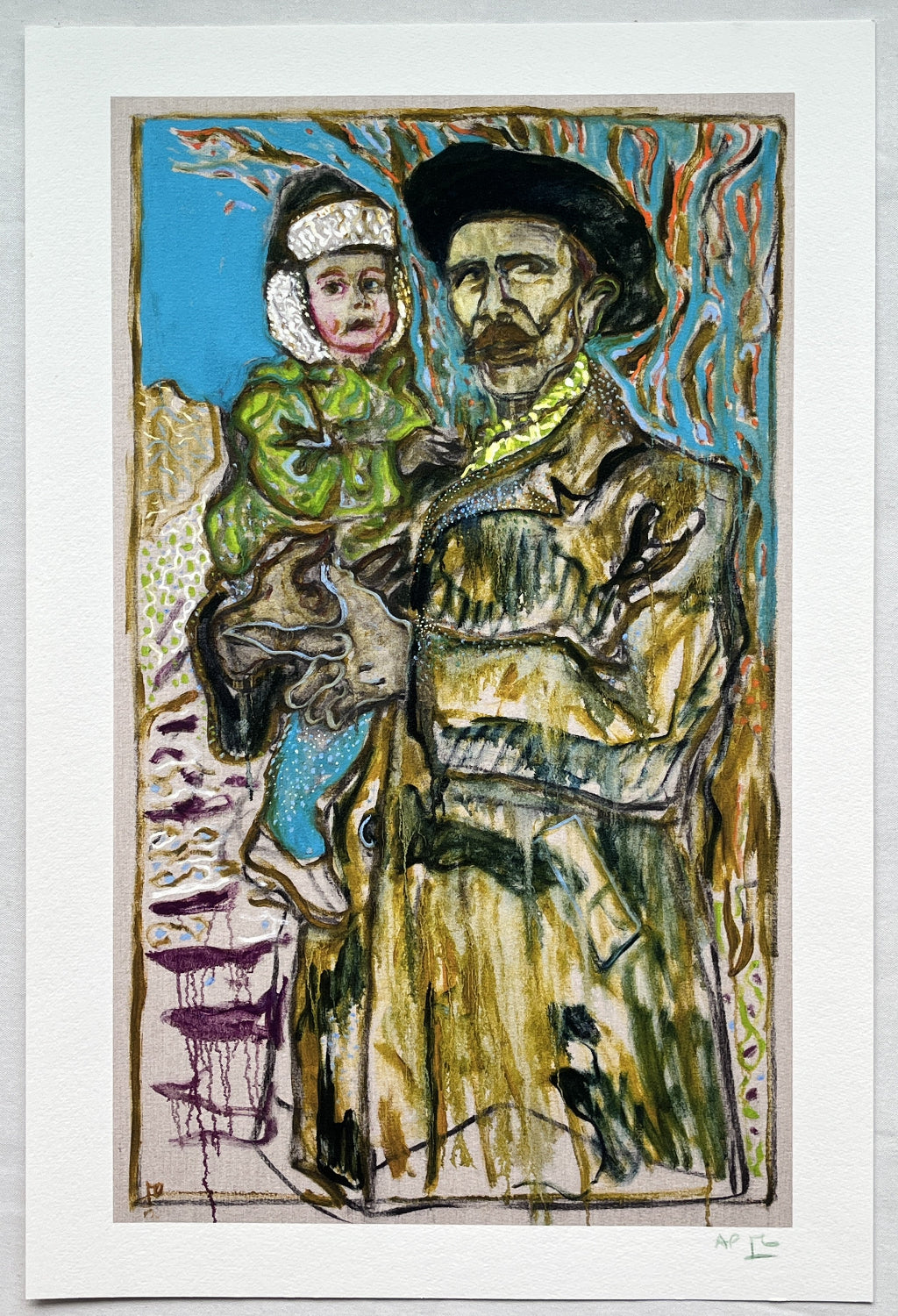 Billy Childish オリジナル版画 限定１０部 サイン入り 1985年 Billy Childish オリジナル版画 限定10部 サイン入り 1985年