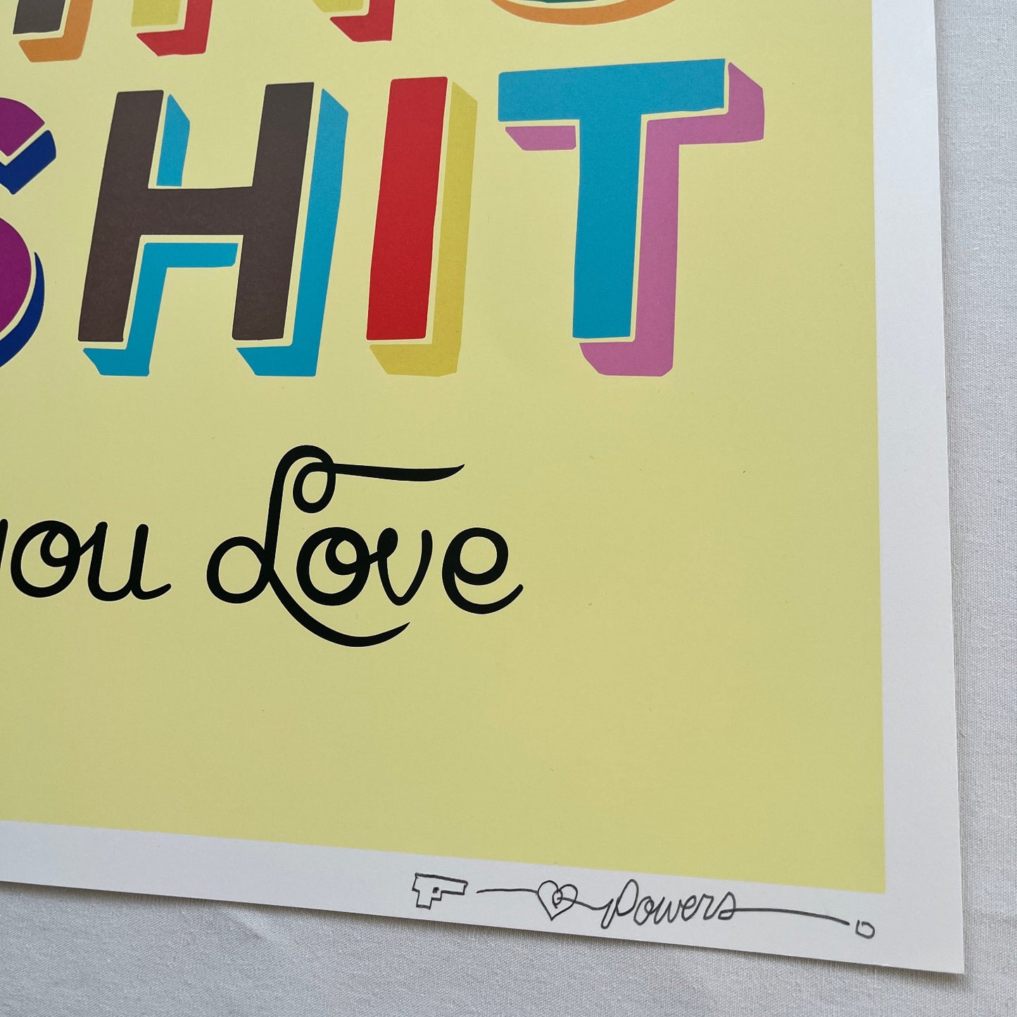 Steve Powers (ESPO) - Everything Is Shit (Pictures on Walls Cream Edition)