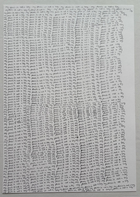 Listen04 - My Penis Is Not A Toy (A2 Original)