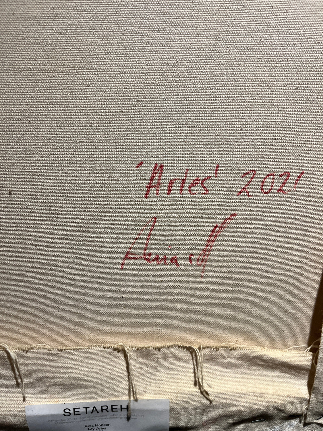 Ania Hobson - My Aries (Original Canvas)