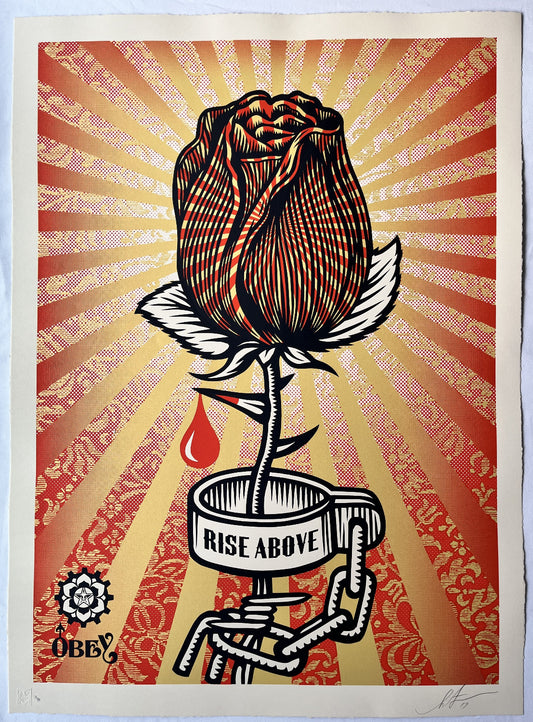 Shepard Fairey - Rose Shackle (Large Format)