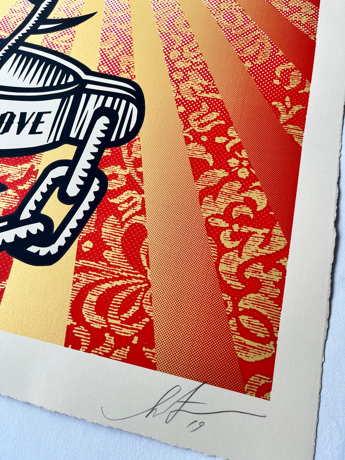 Shepard Fairey - Rose Shackle (Large Format)