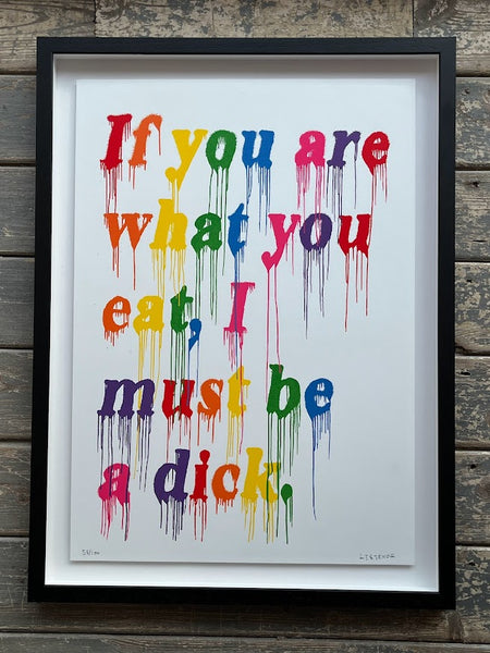 Listen04 - If You Are What You Eat (Screenprint)