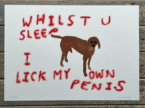 Listen04 - Dog Dick (Screenprint)