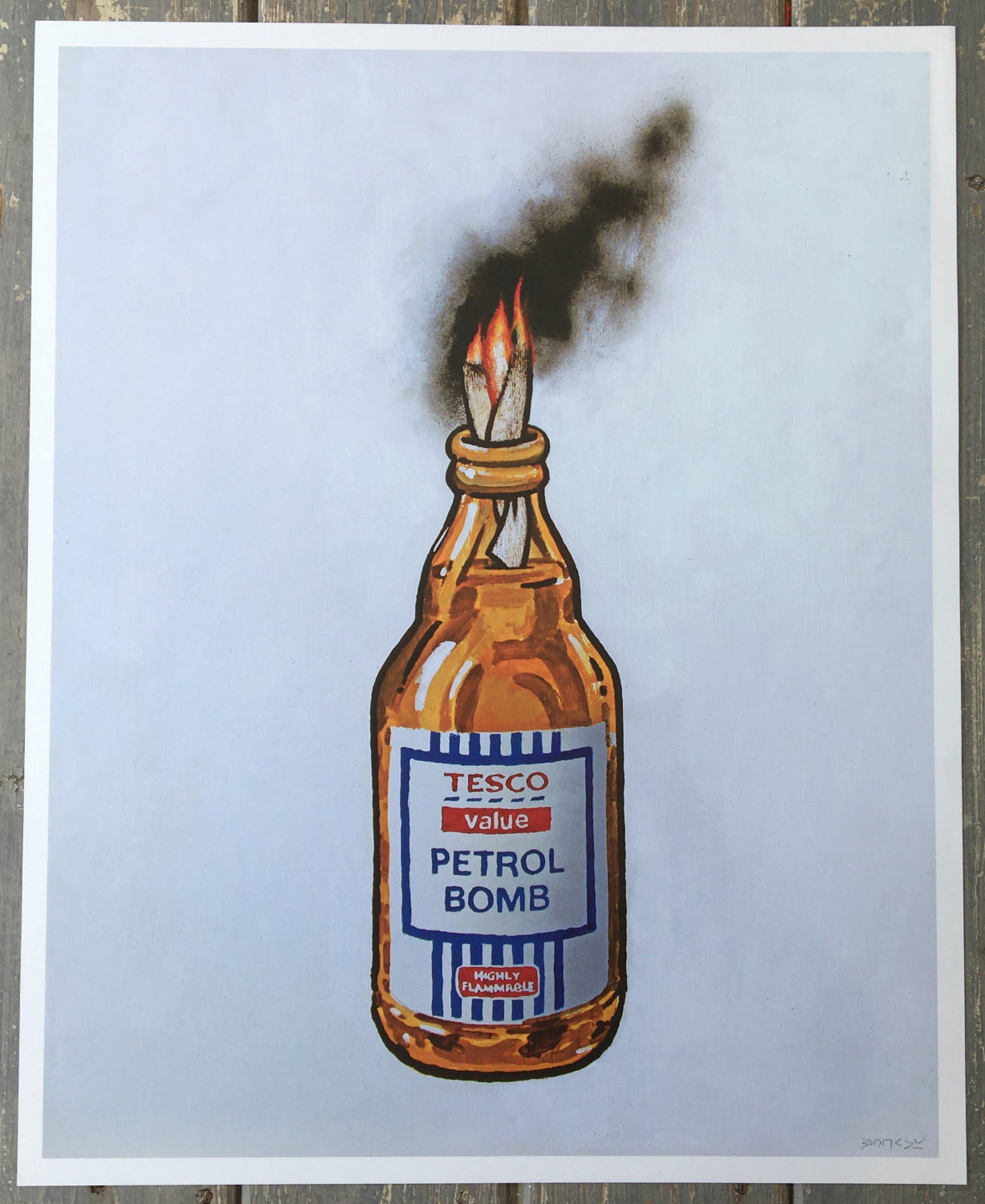 Banksy - Tesco Value Petrol Bomb Poster
