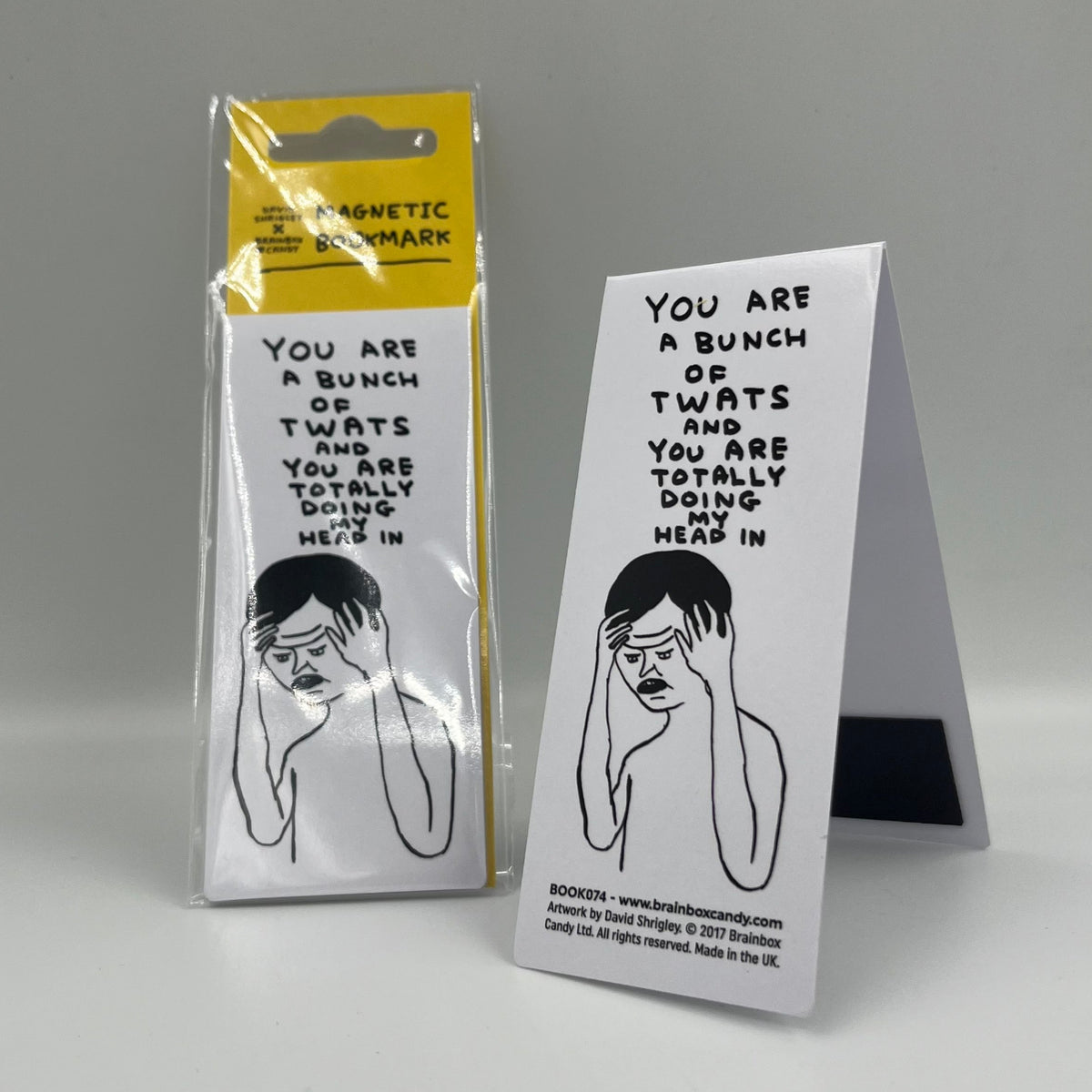 David Shrigley - Magnetic Bookmarks (Variety Available)