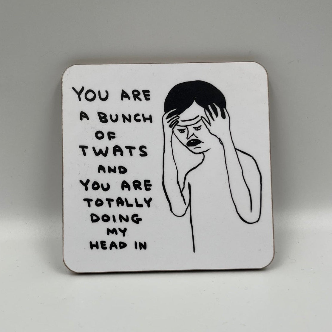 David Shrigley - Coasters (View For Choices!)