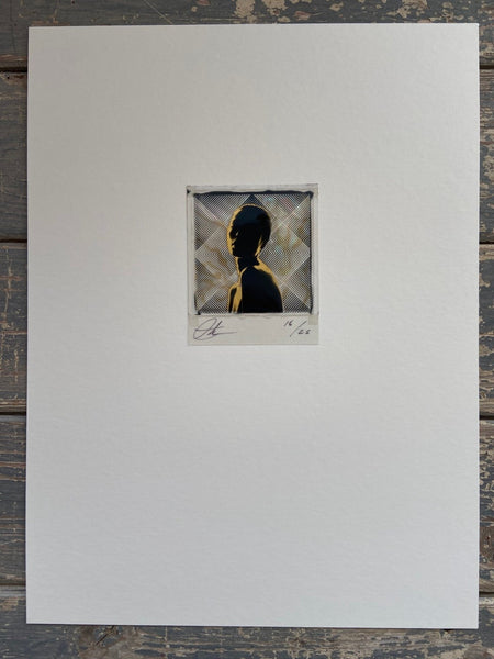 Andrew Millar - Reflecting Prisms - Signed Gold Leaf Polaroid Edition (Framed)