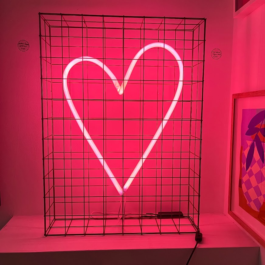 Andy Doig - Safe From Harm (Large Ruby Red Neon)