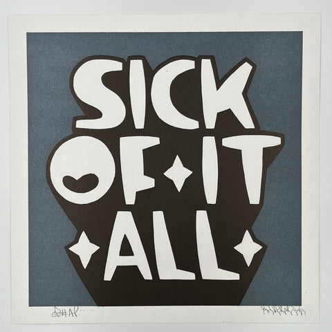 Kid Acne - Sick Of It All (Grey)