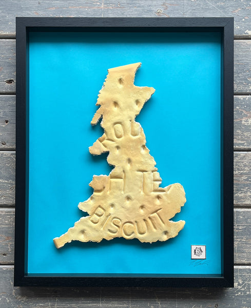 Simon Shepherd - Taking The Biscuit (Framed Ceramic Sculpture)