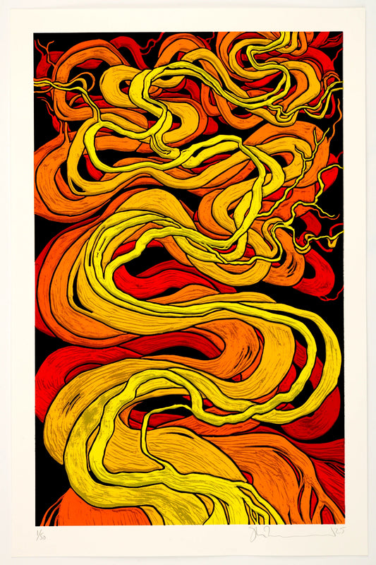 Stanley Donwood - Iron Meander, West
