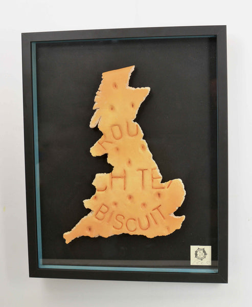 Simon Shepherd - Taking The Biscuit (Framed Ceramic Sculpture)