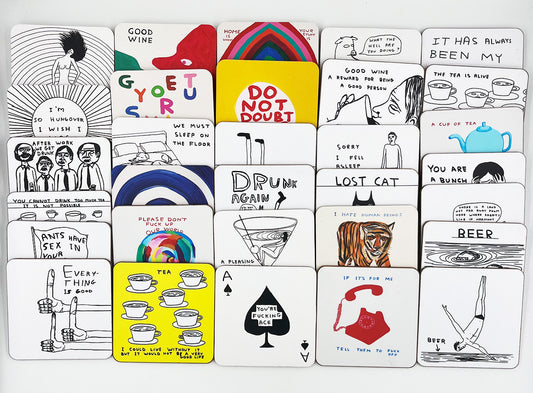 David Shrigley - Coasters (View For Choices!)
