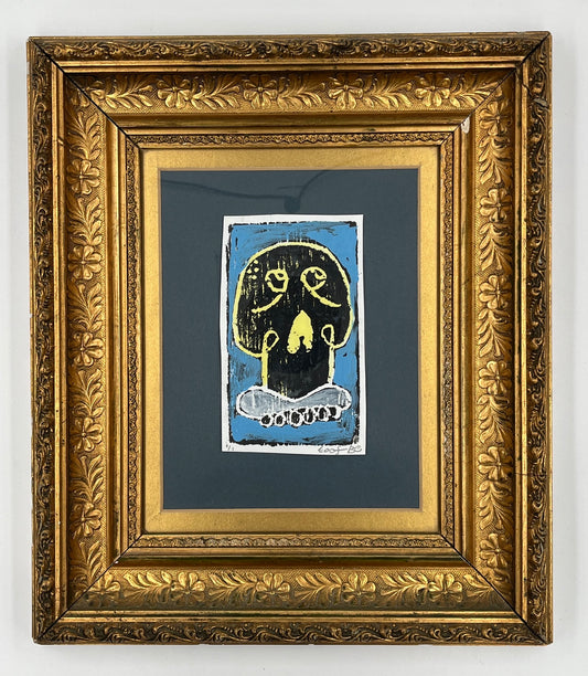Sweet Toof  - Untitled (1/1 Framed Linocut)