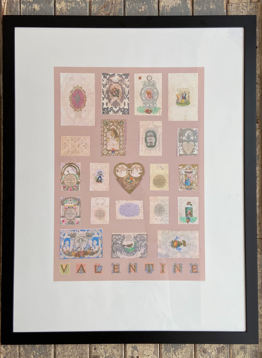 Sir Peter Blake - Alphabet: V Is For Valentine (Framed)