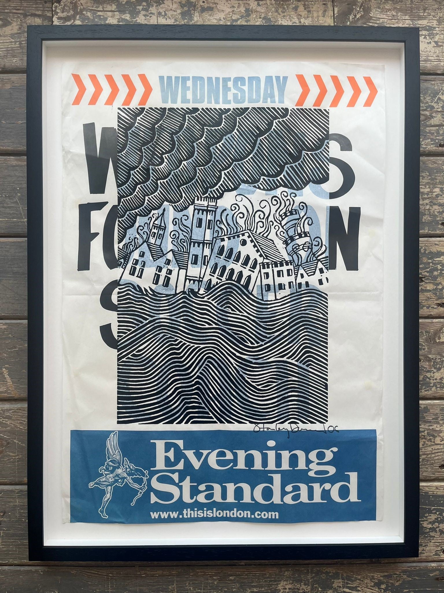 Stanley Donwood - Weapons Found On Soccer Coach - Evening Standard 