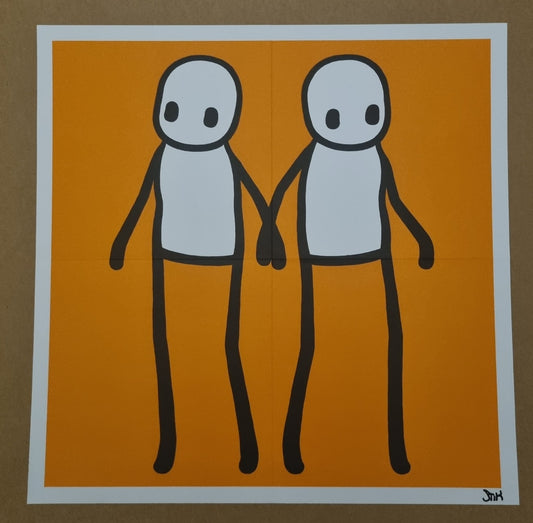 Stik - Holding Hands (Orange) (Signed)