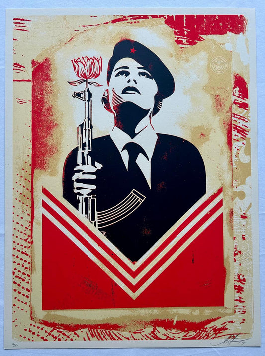 Shepard Fairey - Peace Guard 2 Stencil (Lisbon)