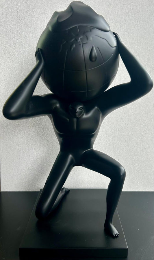 Cleon Peterson - World on Fire (Sculpture)