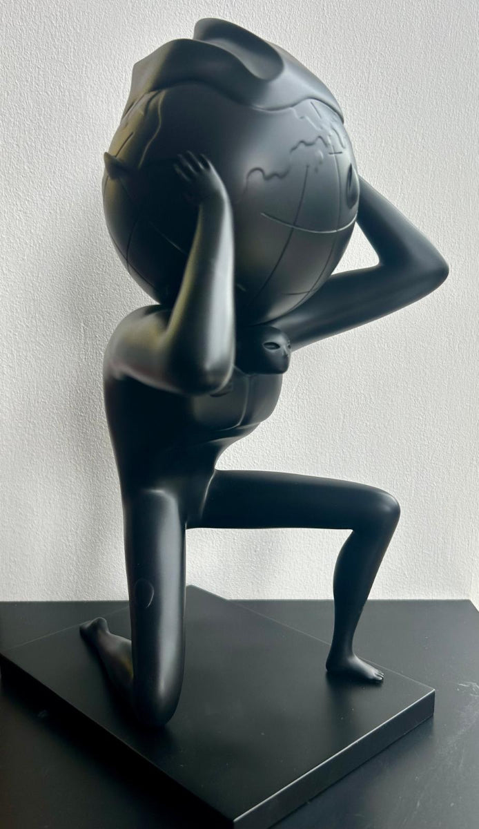 Cleon Peterson - World on Fire (Sculpture)