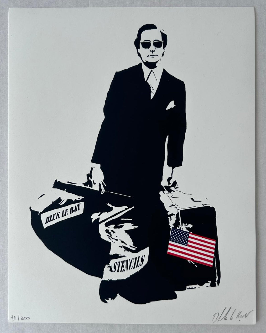 Blek Le Rat - The Man Who Walks Through Walls (US Edition with Book & Box)