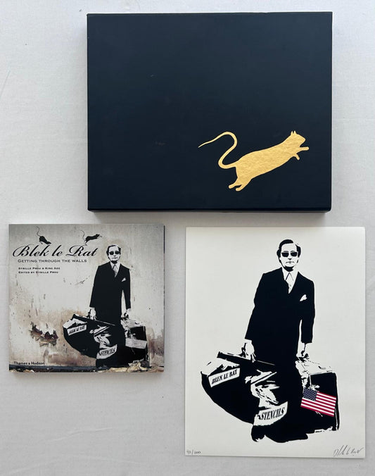 Blek Le Rat - The Man Who Walks Through Walls (US Edition with Book & Box)