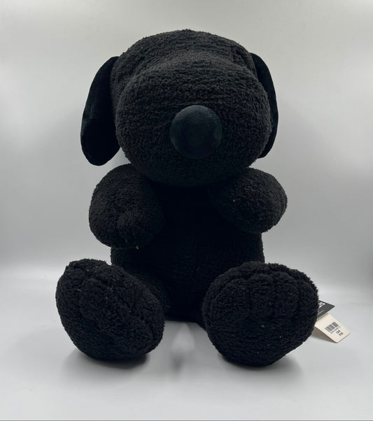 Kaws x Peanuts - Snoopy Black Plush Toy (Medium)