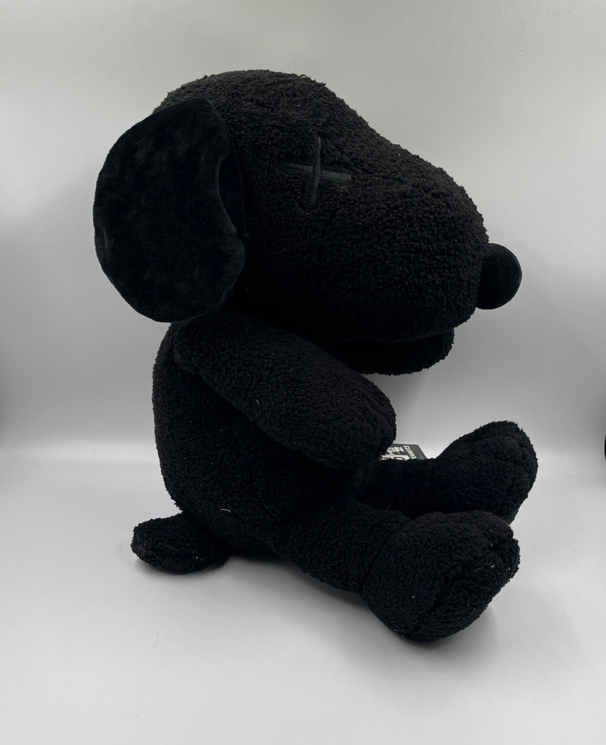 Kaws x Peanuts - Snoopy Black Plush Toy (Medium)