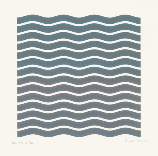 Bridget Riley - Coloured Greys II Screenprint Signed