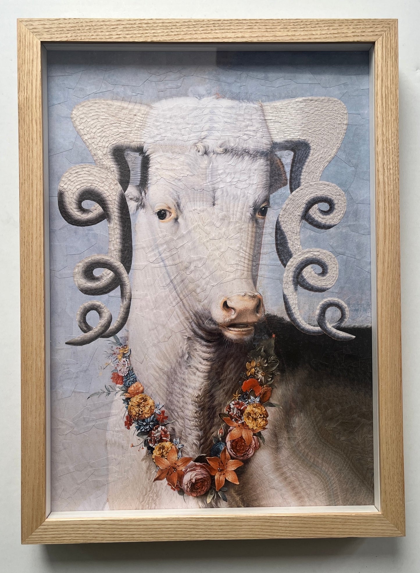 Lola Dupré - Bull After Potter (Framed Original Collage)
