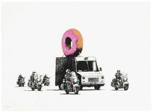 Banksy - Donuts - Strawberry (Signed)