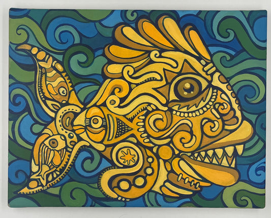 Nosbe - Poisson (Original Canvas)