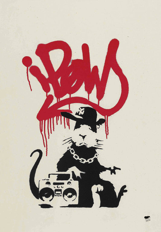 Banksy - Gangsta Rat (Unsigned)