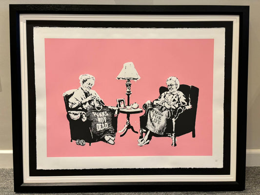 Banksy - Grannies (Unsigned) (Framed)