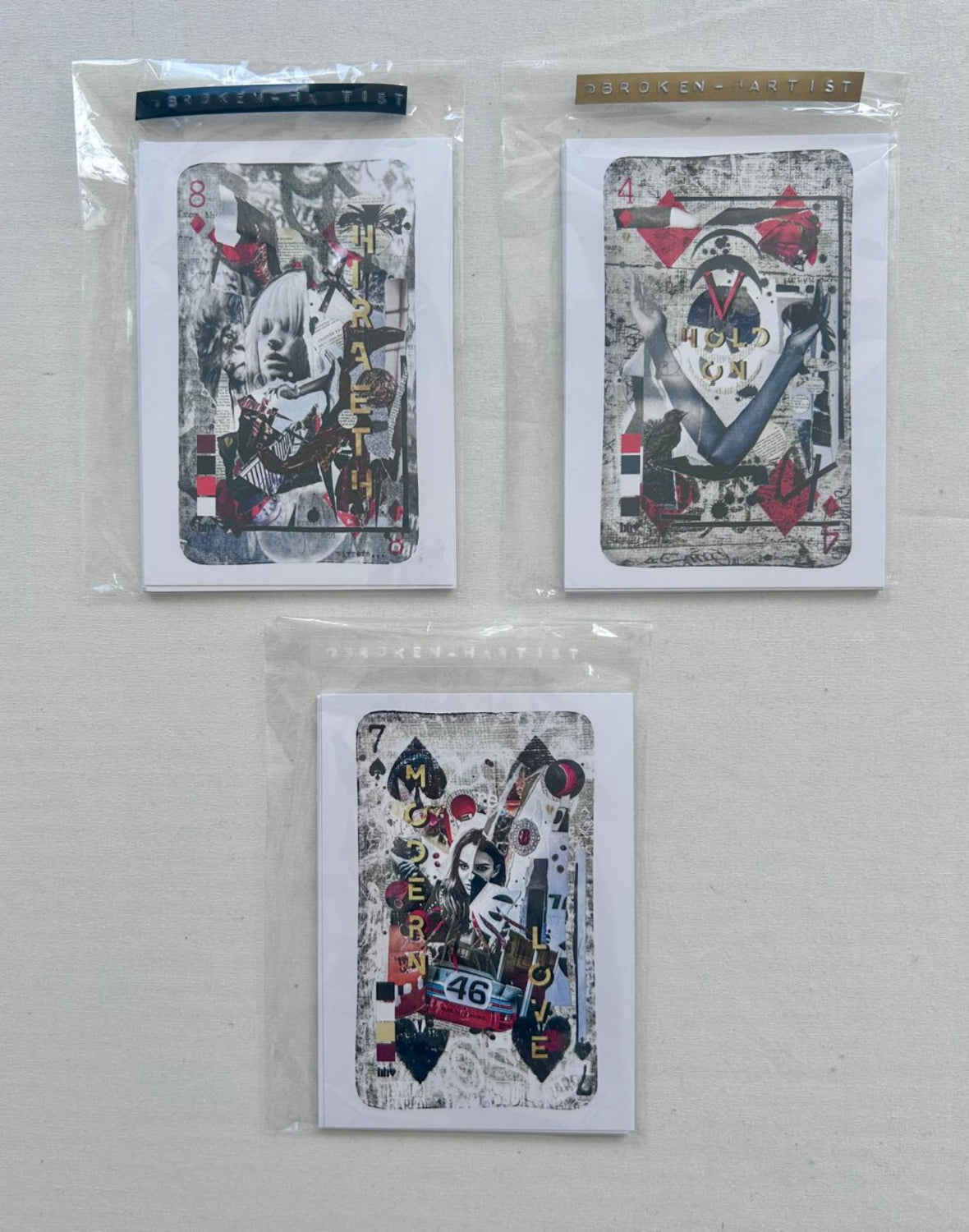 Broken Hartist - Longing (Collection of 9 Postcards)