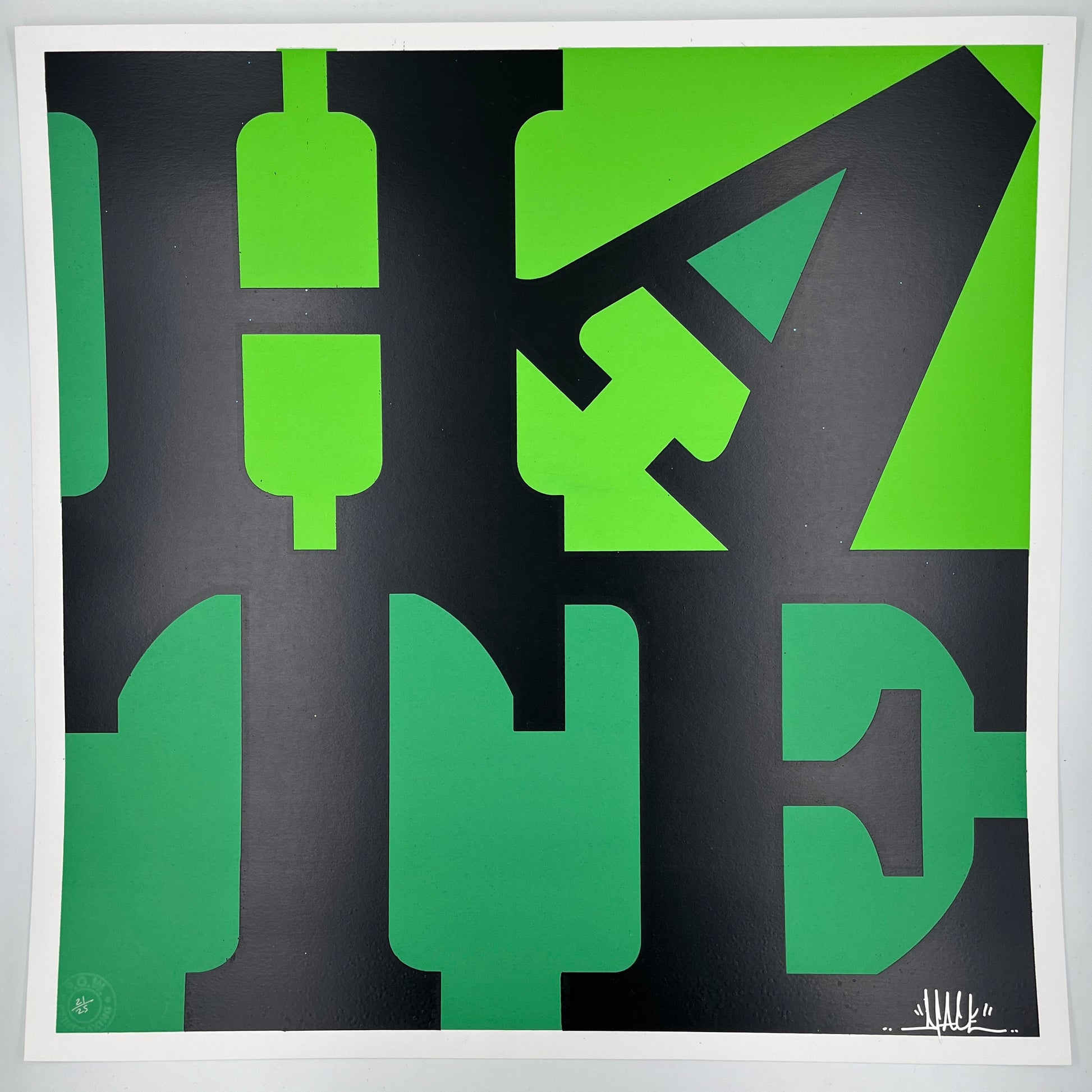 D*Face - Hate Screenprint