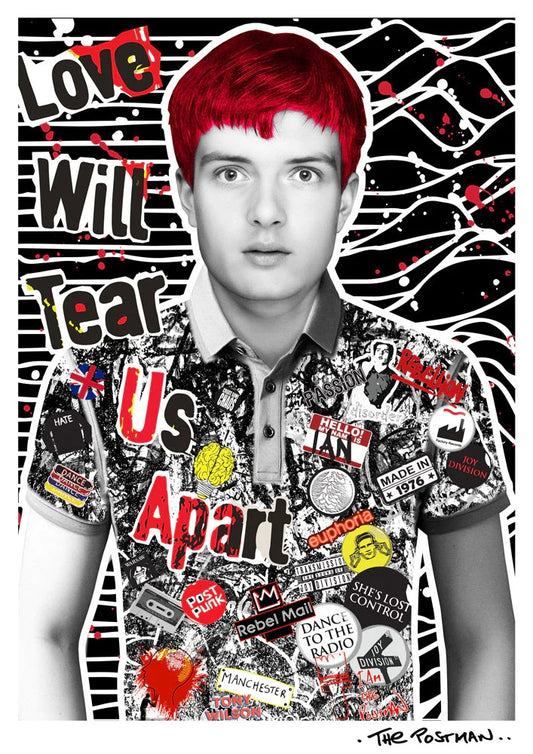 The Postman -  Ian Curtis (A3 Hand-Finished Print)