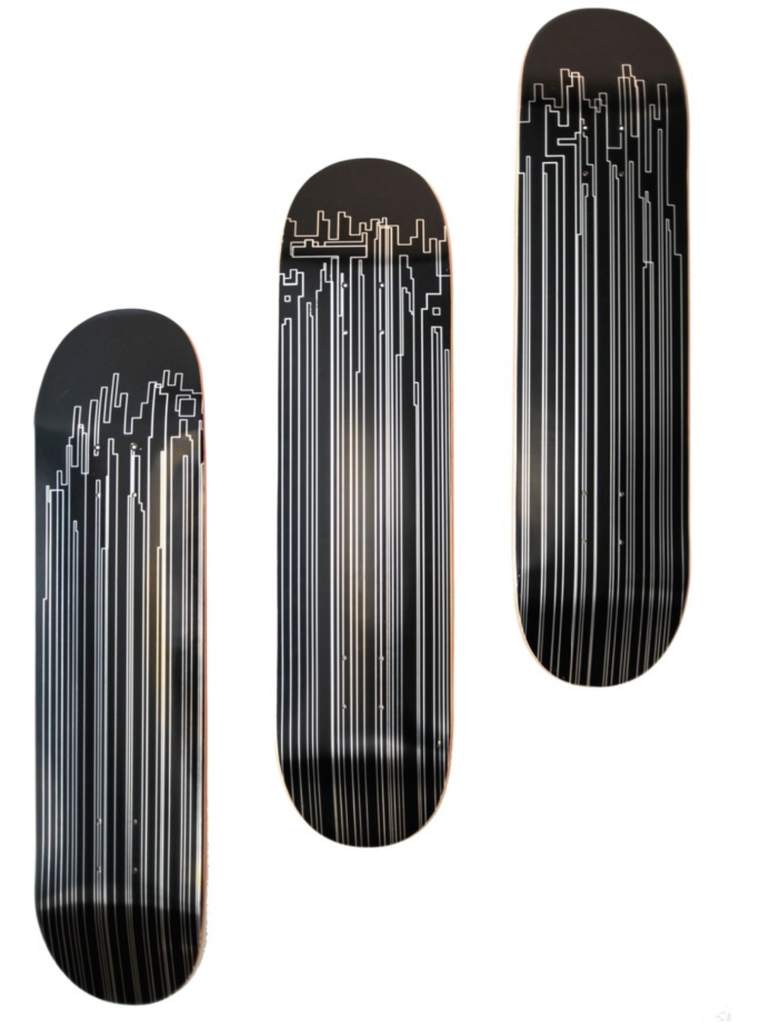 L'Atlas - Rare Set of 3 'Deck On' Skate Decks