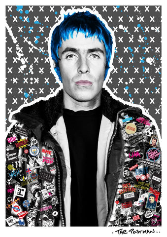 The Postman - Liam Gallagher Print Oasis