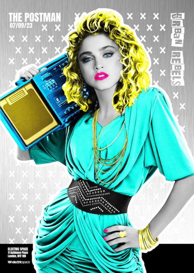 The Postman - Madonna (Urban Rebels) (A2 Screenprint)