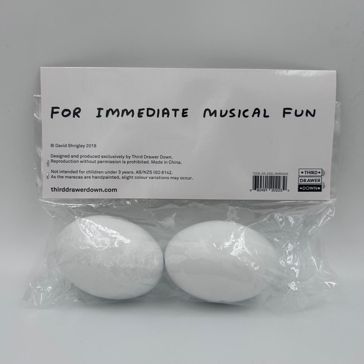 David Shrigley - Egg-shaped Maracas