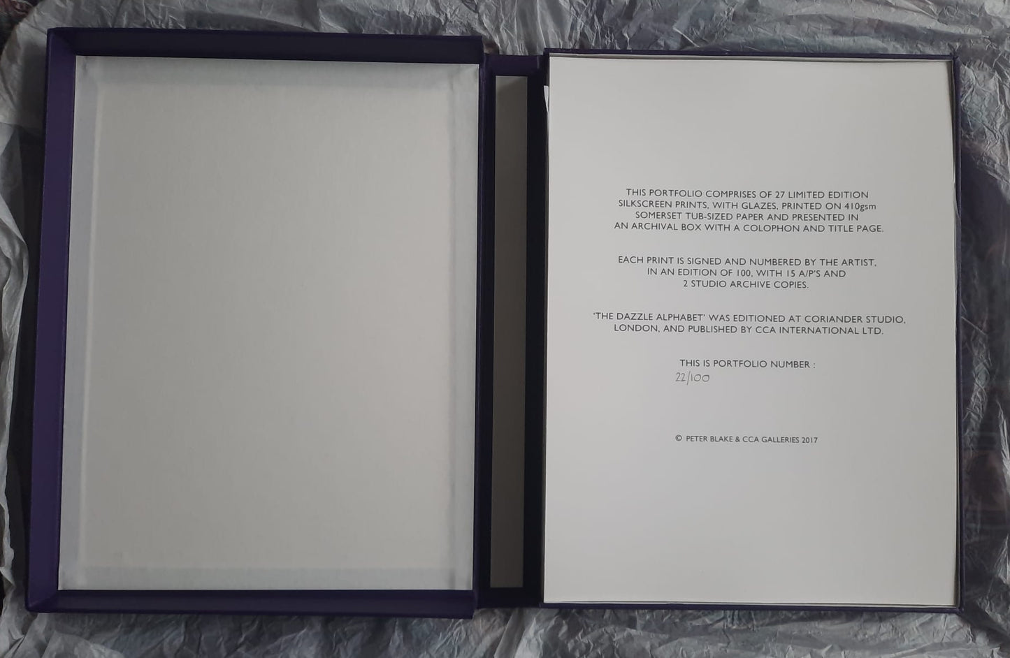 Peter Blake - Dazzle Letter Set Deluxe Edition