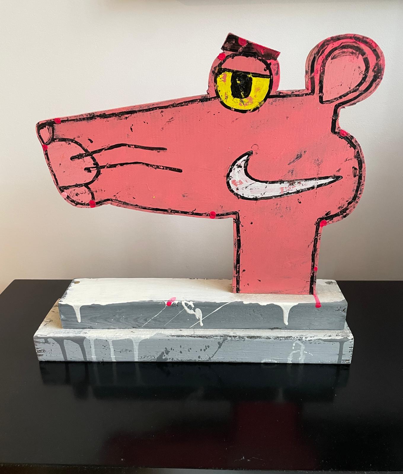 Katherine Bernhardt & Jonathan Edelhuber - Panther Panther Rosa Rosa (Sculpture)