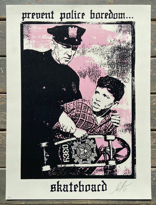 Shepard Fairey - Prevent Police Boredom