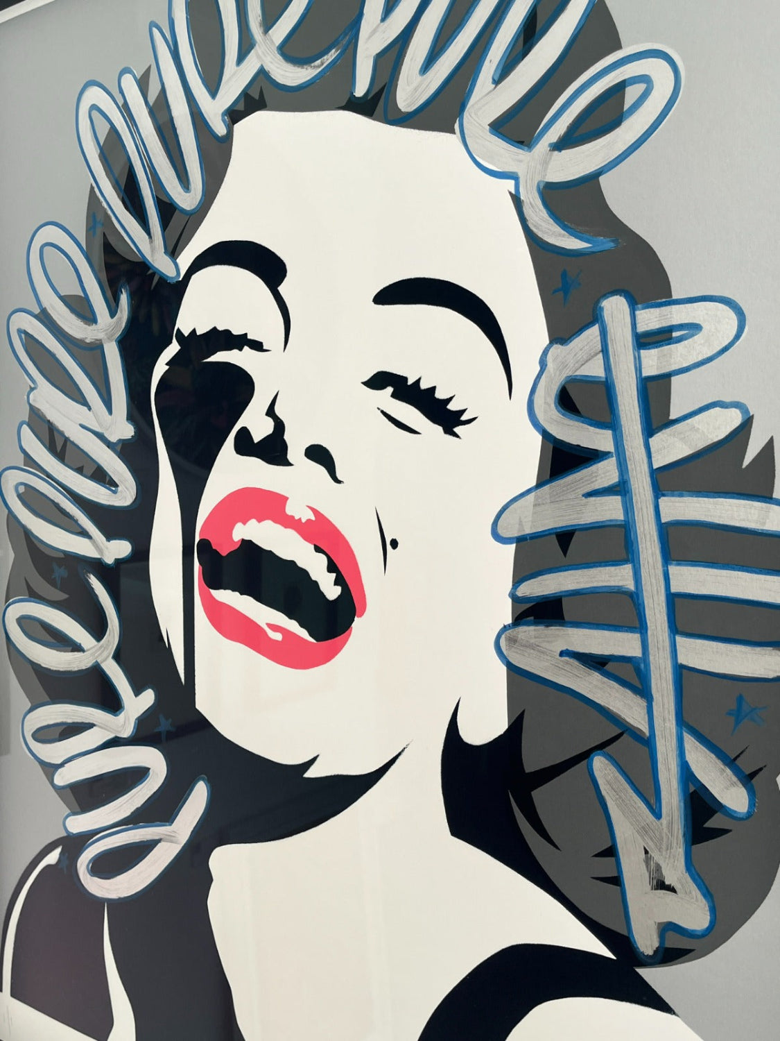Pure Evil - Screaming Marilyn (Hand-finished Screenprint, 1 of 1)