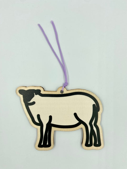 Julian Opie - Wooden Sheep Tag