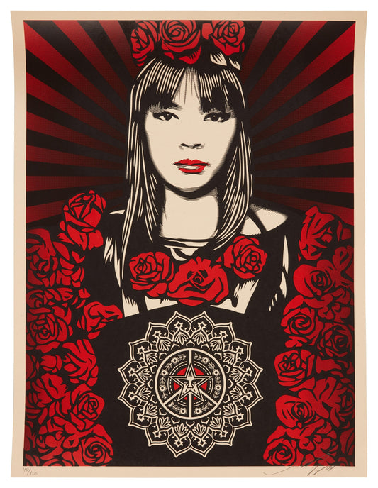 Shepard Fairey - Rose Girl
